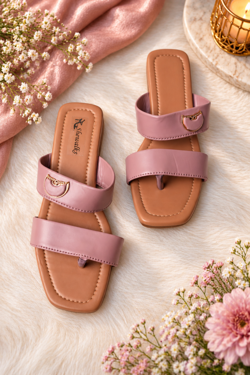Two-Tone Purple Flip-Flop
